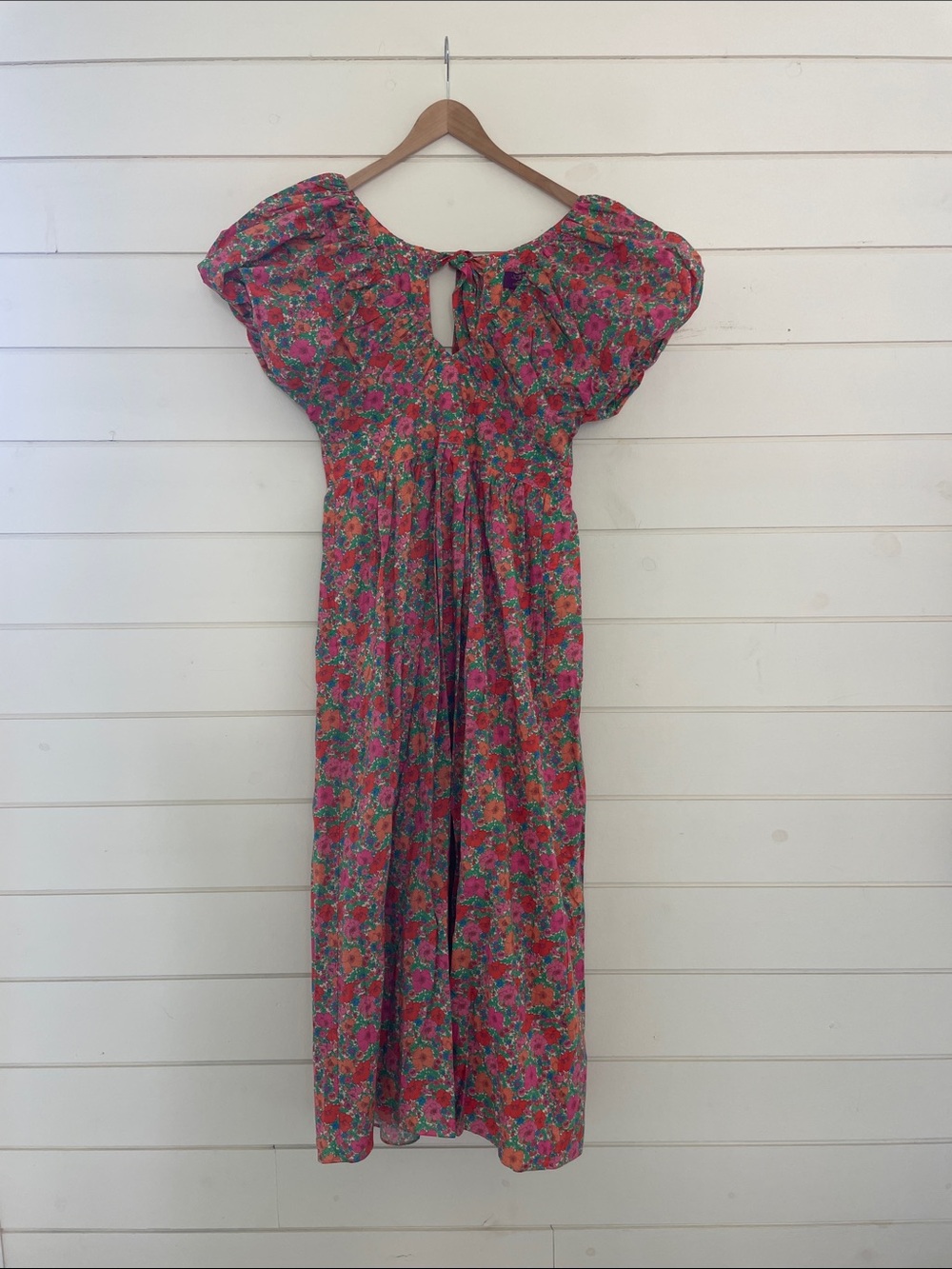 J.Crew Liberty Midi Puffsleeve Dress size 10